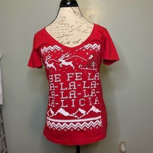 NWOT Spencer’s Christmas graphic T size XL